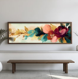 Wallity Pintura Decorativa Multicolor EMR021 con Marco